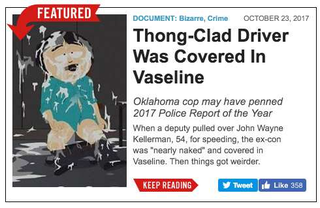 BTW, this is the headline image from The Smoking Gun, which was the source of the story The Drive posted. Image courtesy of The Drive.
